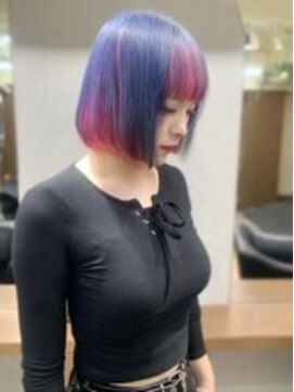 ディア(.eer) 【.eer/ディア】デザインカラー/アンブレラカラー/前下がりボブ