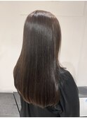 暗髪グレージュ