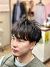 【メンズ】カット＋ピンパーマ＋サプリ(なめらかミント)￥10500～