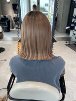 ヘアーアンドスパ フェリーチェ ミチ 野田屋町店(HAIR&SPA felice MICHI) 【feliceMICHI 豊田希美】切りっぱなしボブ