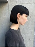 ボブ オン眉 Aラインボブ ぱっつんボブ
