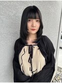 レイヤーカット/レイヤースタイル/姫カット/顔まわりレイヤー