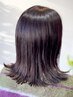 【乾燥対策に】カット＋髪質改善Trヘアカラー