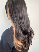 イーストハムヘッドショップ(EAST HAM head shop) ロングレイヤー/インナーカラー/ピンクベージュ