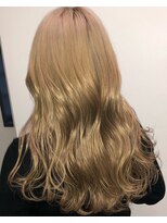 ルイス(L'wis)&nbsp;ブリーチ1～2回！甘かわハニーミルクティーカラー【L'wis乙津】