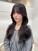 シーン(seen)&nbsp;【くびれヘア×ラベンダーグレージュ】小顔　レイヤーカット