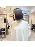 【lufun 森下】髪質改善ストレート×ぱつっとボブ 20代30代姫路
