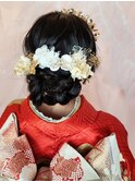 【ヘアアレンジ】あみこみアップスタイル