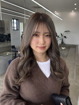 ノートエートル 西金沢(Nought etre) グレージュカラー10代20代30代韓国風巻き髪