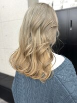 スターズ 柏(STARS)&nbsp;ミルクティーベージュ　ブリーチ　ホワイトカラー　透明感カラー