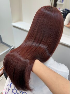 ヒョンミョン ライズバイレボ 柏西口店(hyon myon/RISEbyREVO) 艶感/ボルドーカラー/柏駅