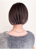大人可愛い30代40代50代ボブ/ショートカット/白髪染め白髪ぼかし