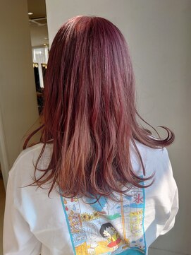 シャンプーボーイ 佐世保駅前店(SHAMPOO BOY) ピンクベージュ【ブリーチ/ハイライト/パーマ】