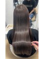 天神美容室 ブリーチなし×透明感カラー#赤み消しカラー#ナチュラルヘア