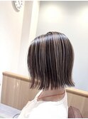 地毛を生かしたデザインカラー