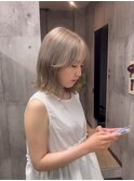 ふわっと透明感。王道ミルクティーカラー
