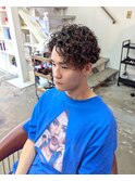 メンズスパイラルパーマ