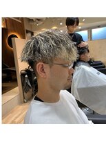 ルースト 渋谷店(ROOST)&nbsp;金メッシュ×ツイストスパイラルパーマ