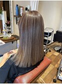 グレージュハイライト