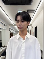 ソソ(soso)&nbsp;短め韓国センターパート/フェザーパーマ/横浜