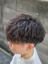 アンドザバダス(&THE BADASS)&nbsp;ツーブロック×アイロンパーマ波