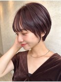 大人マッシュショート／丸みショート／イメチェン／30代40代50代