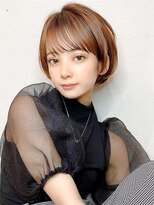 アフロート エル 錦糸町(AFLOAT L) 30代40代大人かわいい前髪ありの前下がりショートで絶壁解消!