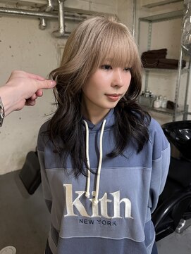 ノラ シブヤ(NORA) ルーツカラー グラデーションカラー デザインカラー レイヤー