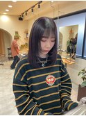 千葉駅/着物ヘア/大人ガーリー/ダークアッシュ/似合わせカット