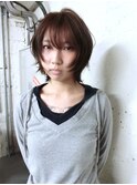 ★ショートレイヤーウルフカットボブレイヤーミディアムレイヤー