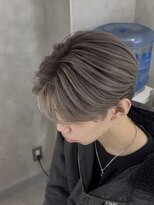 ジゼル 小倉(GiseL)&nbsp;メンズバレイヤージュ/前下がりセンターパート