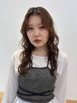 フィルムス 横浜(FILMS)&nbsp;デジタルパーマ/ミディアムレイヤー/韓国巻き風/顔周りカット