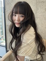 シロ 大名2号店(SiLO) 透明感ダークグレージュ×韓国風ロングレイヤー