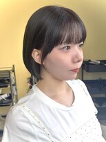 ウタ 顔まわりカット×ダークグレージュ