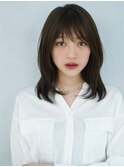 銀座東京髪質改善シンプルミディアム40代50代白髪染めカット