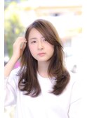 ベ-ジュ系 ストレ-トヘア-