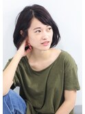 大人ナチュラルなボブ