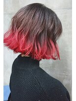 ガルボ ヘアー(garbo hair) garbohair営業中スタイル♪赤で作る可愛いボブカラー♪