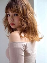 ロンド 表参道店(Lond)&nbsp;毛先までこだわるミディアムレイヤースタイル＊ベージュアッシュ