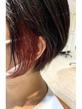 ネオリーブ チッタ 阿佐ヶ谷店(Neolive citta) インナーカラー　ピンクベージュ