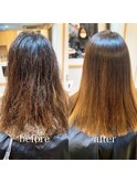 『髪質改善』ストレートエステ（縮毛矯正）（リタッチ可）