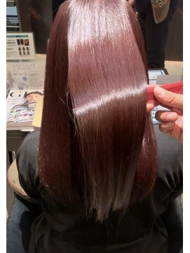 ラルジュ(large) 【large】チェリーブラウン/髪質改善/艶髪/ミルクティーピンク