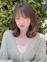 ローラン(ROULAND)&nbsp;【韓国風×ミディアム】外ハネくびれカール