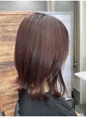 ブリーチなしレッドカラー 髪質改善 奈良 橿原 中和幹線沿い