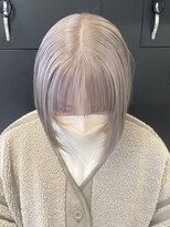 ムク 横浜店(muku) ミルクティーベージュダブルカラーケアブリーチインナーカラー