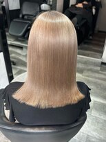 ピリオド 蒲田(Period.) 髪質改善/ブリーチカラー/ミルクティーベージュ/蒲田/近藤