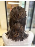 ハーフアップ/ヘアアレンジ/