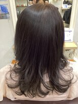 シーズンプラス(SEASON PLUS) 白髪染め【SEASON+野入】ナチュラルレイヤー フェミニンカール