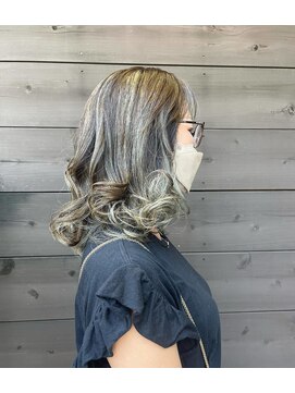 リンク 本店(RINK) インディゴグレージュ/ブリーチ/ハイライト/20代30代40代