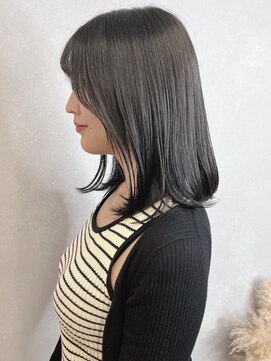 ミュラ(mulah) 透明感カラーアッシュグレージュ＊ブリーチなし就活カラー